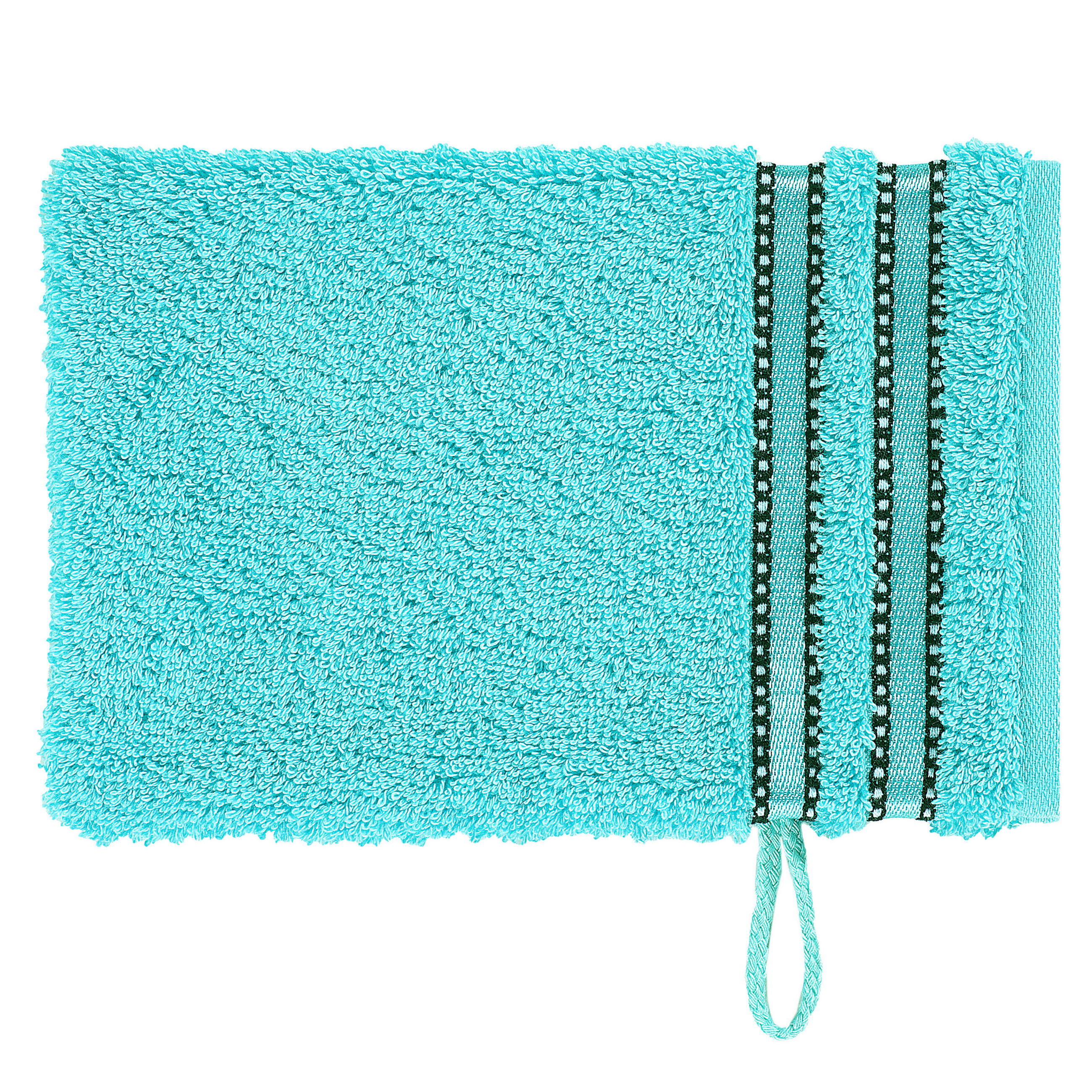 WASCHLAPPEN CULT DE LUXE Türkis  - Türkis, Basics, Textil (16/22cm) - Vossen