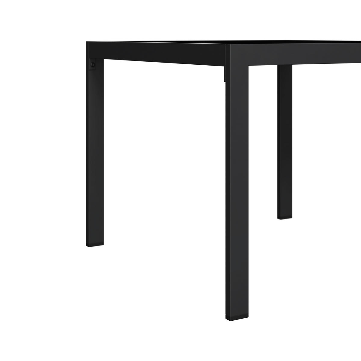 LOUNGEGARNITUR 191,5/120 cm Eisen  - Schwarz/Grau, Design, Glas/Textil (191,5/120cm) - Ambia Garden