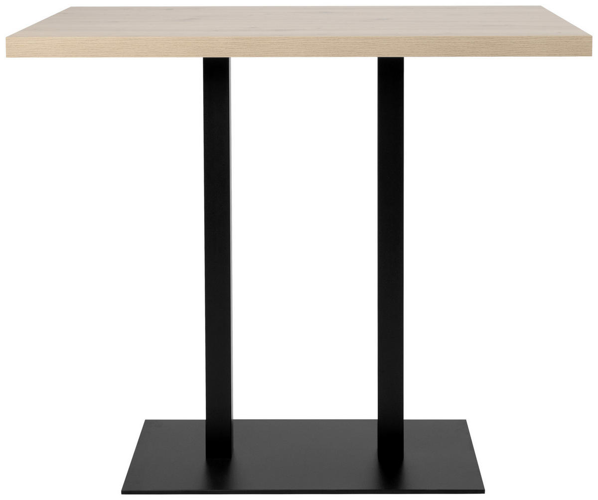 BARTISCH in Holzwerkstoff 120/70/105 cm   - Schwarz/Eiche Artisan, Design, Holzwerkstoff/Metall (120/70/105cm) - MID.YOU