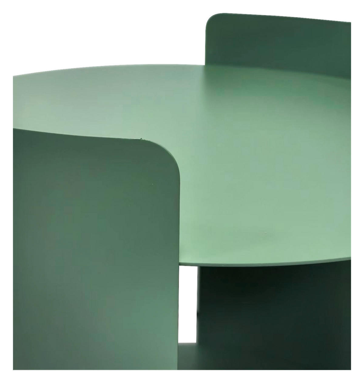 BEISTELLTISCH in Metall 40/40/40 cm  - Grün, Design, Metall (40/40/40cm) - Xora
