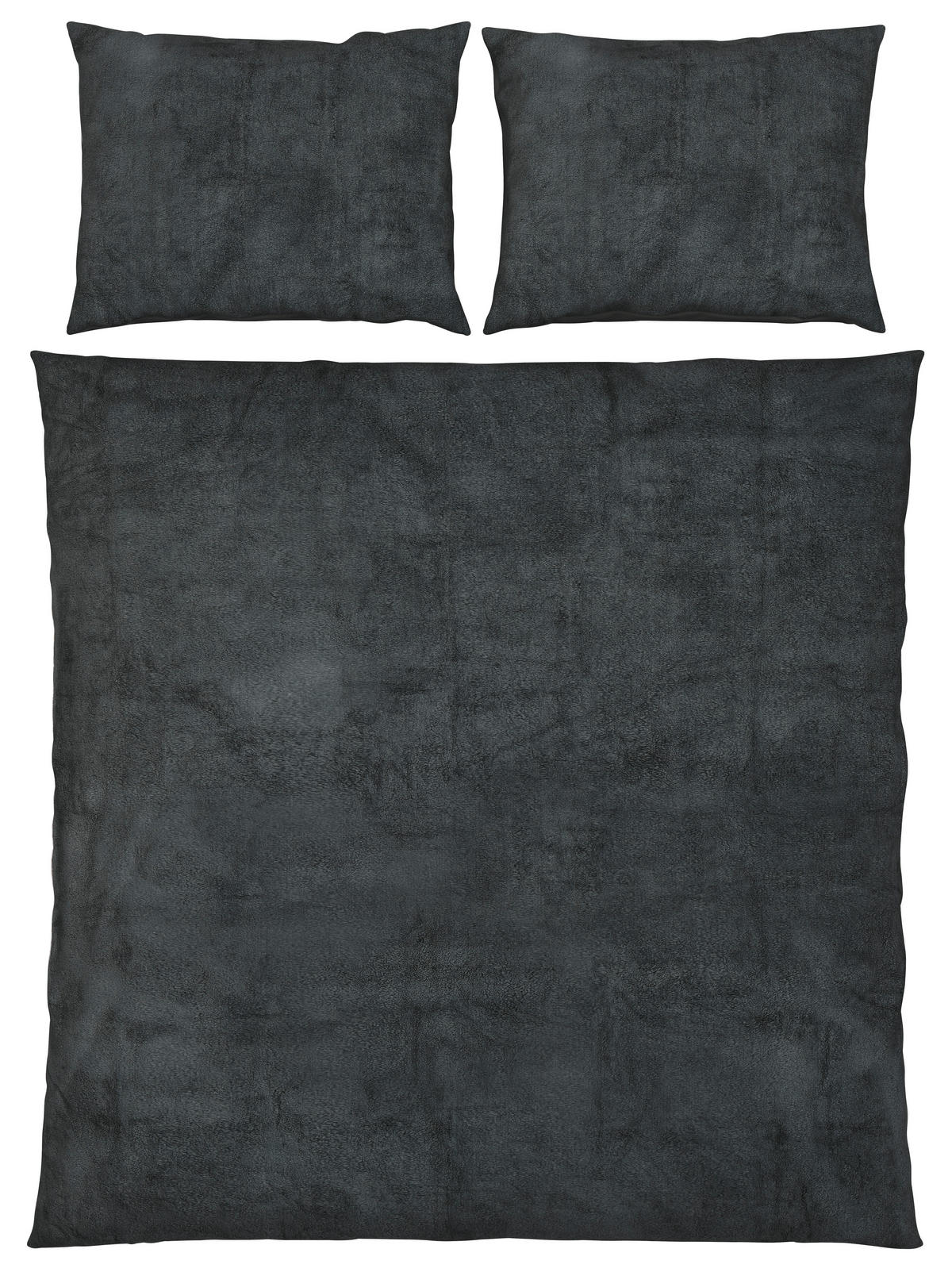 POSTELJNINA TEDDY 200/200 cm plišast material, žamet antracit  - antracit, Basics, tekstil (200/200cm) - Esposa