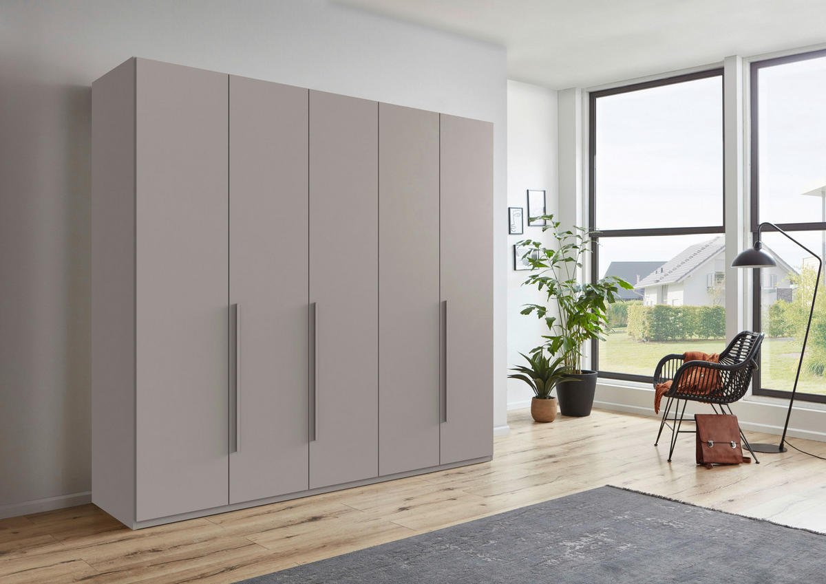 DREHTÜRENSCHRANK  in Kaschmir  - Kaschmir, MODERN, Holzwerkstoff/Kunststoff (225/208/58cm) - Chameo