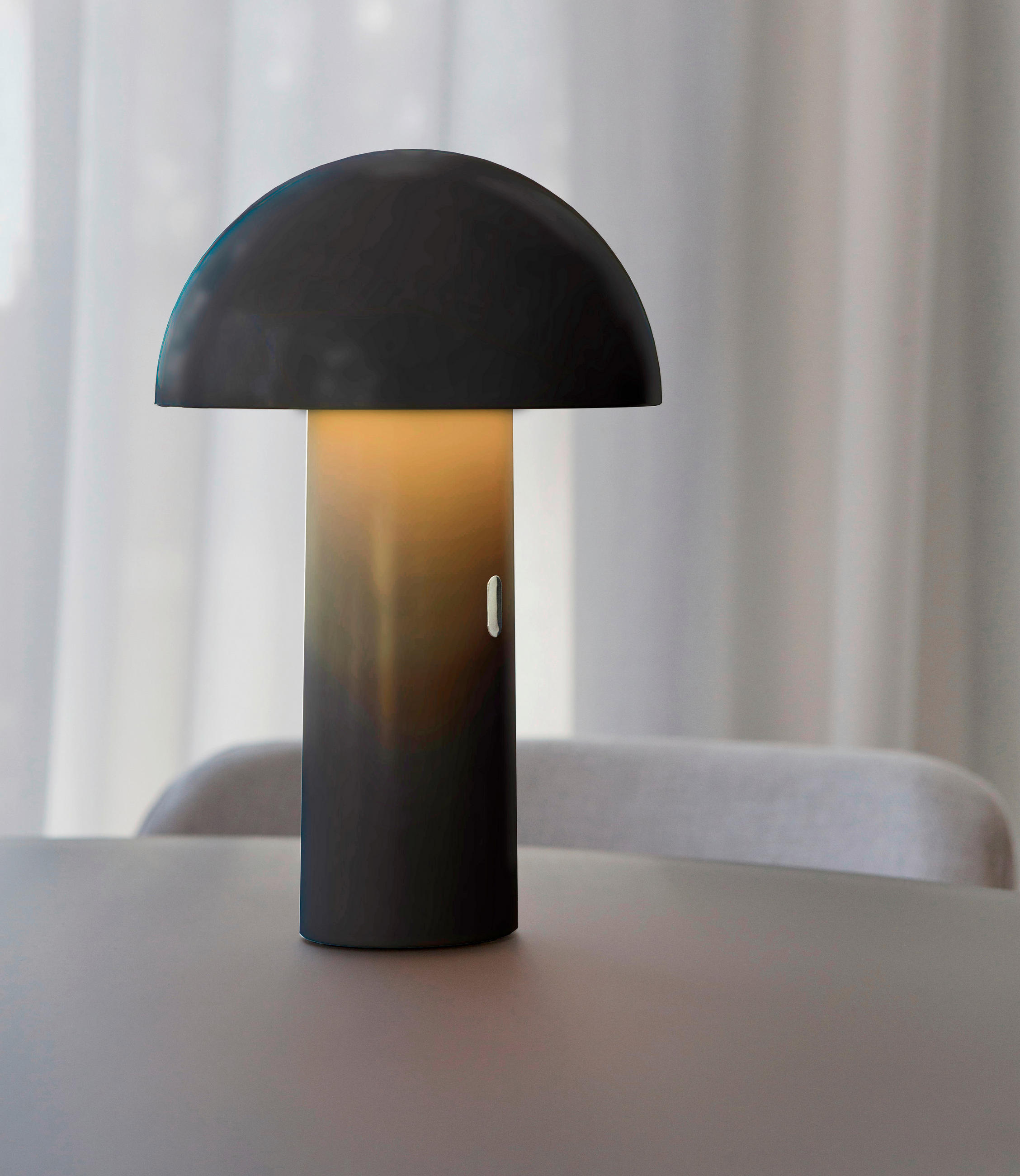 LED-TISCHLEUCHTE ENOKI - Schwarz, Basics, Kunststoff (16,5/25,5/16,5cm) - New Garden