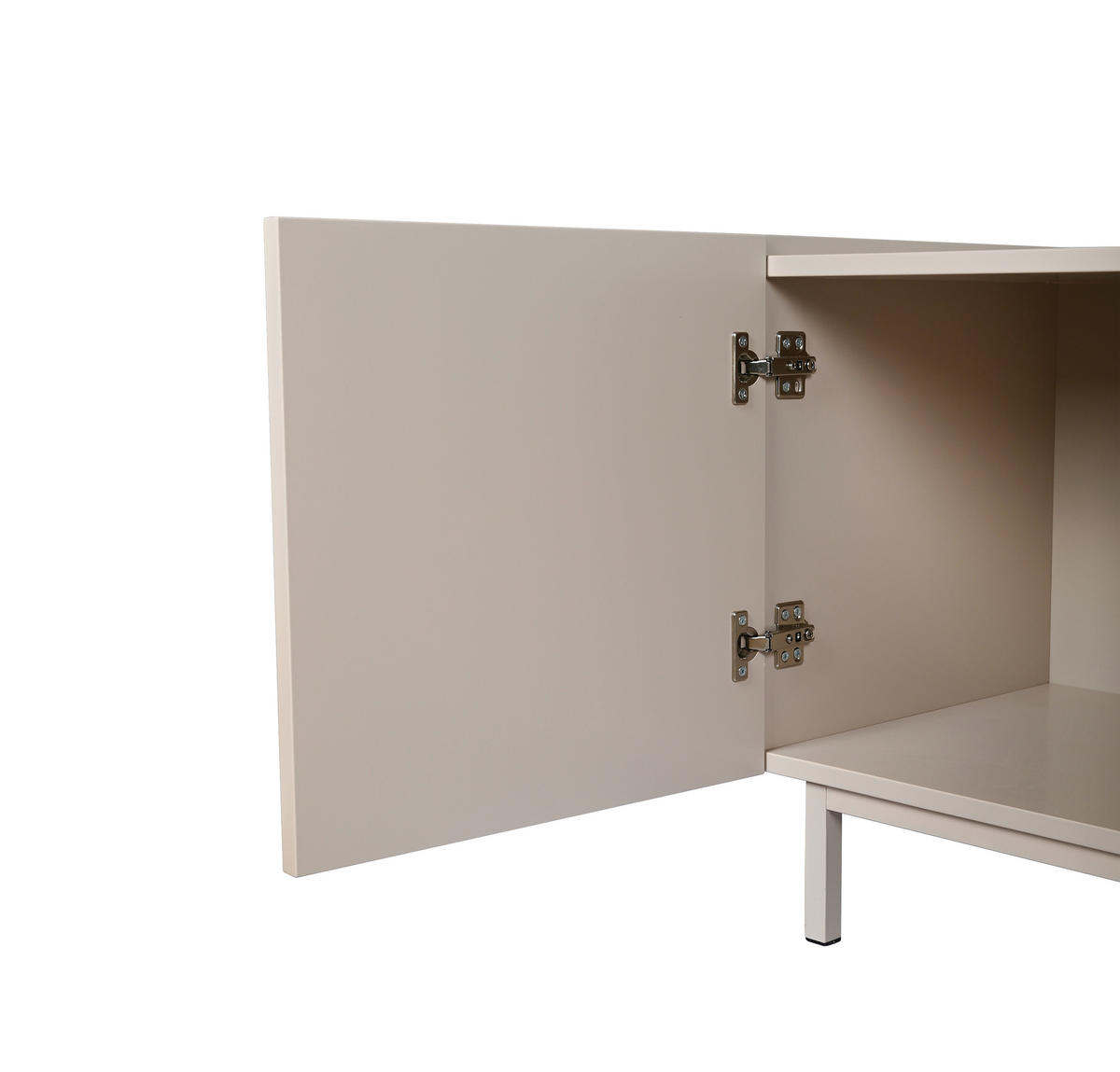 LOWBOARD Velin  in  - Braun, Design, Holzwerkstoff/Metall (160/52/40cm) - Livetastic