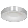 LED-DECKENLEUCHTE Ringlede 48/9 cm   - Silberfarben, Basics, Kunststoff/Metall (48/9cm)