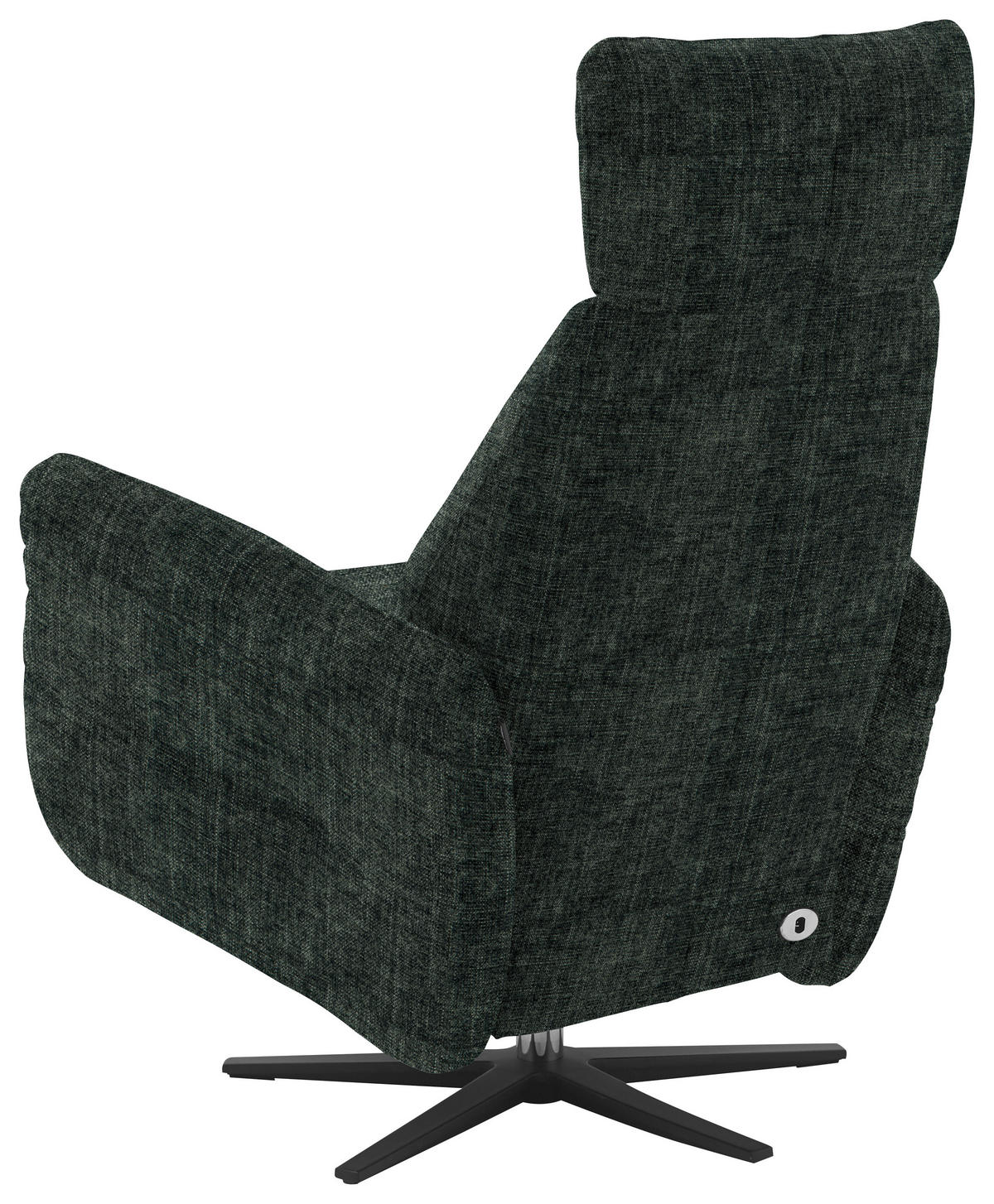RELAXSESSEL in Textil Waldgrün  - Waldgrün/Schwarz, Design, Textil/Metall (78/113/90cm) - Dieter Knoll