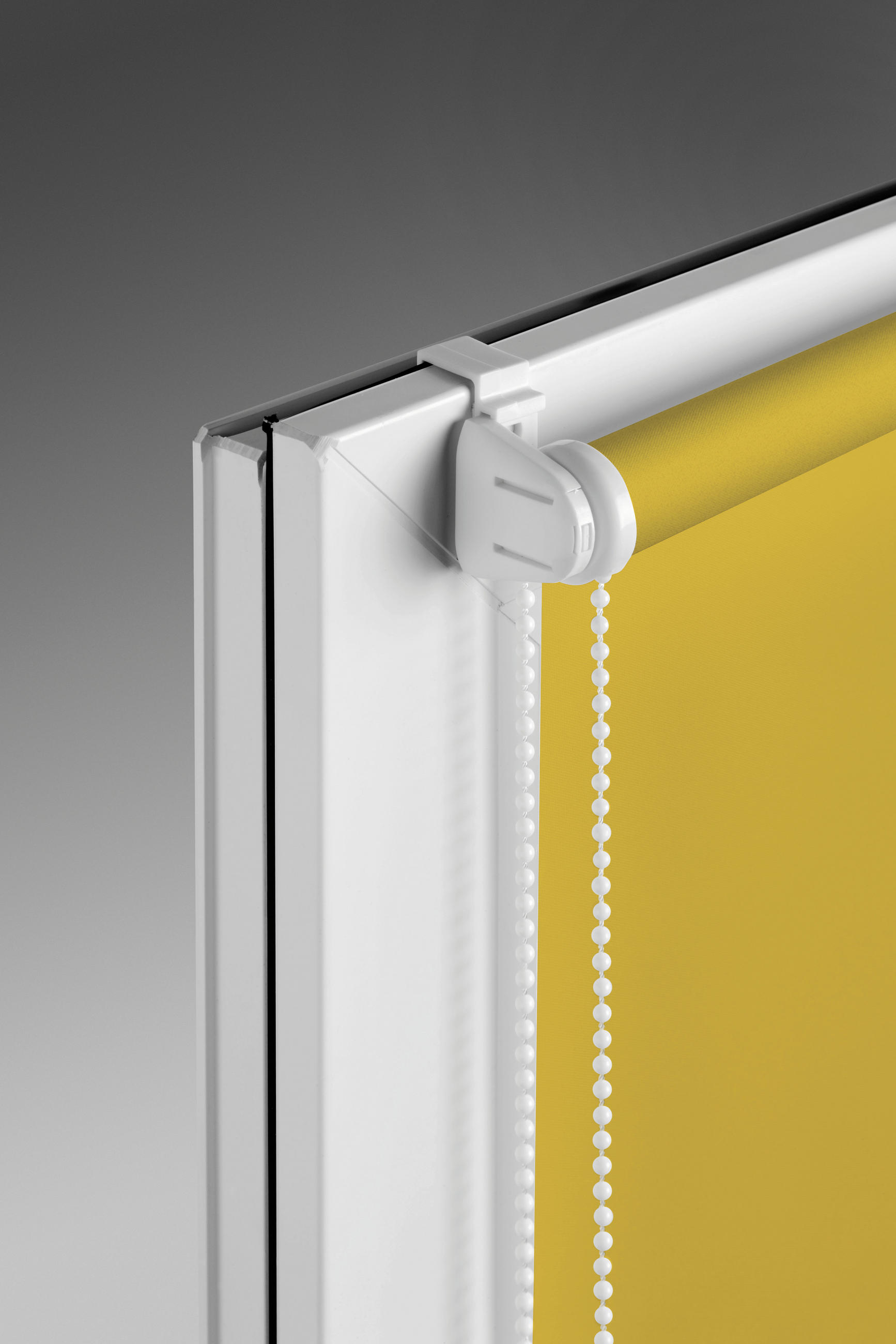 Thumbnail - Rollo, Gold, Textil, Uni, 90x210 cm, Länge universell einstellbar, Wohntextilien, Rollos & Jalousien, Rollos