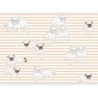 FOTOTAPET 400/280 cm  - vit/beige, Lifestyle, textil (400/280cm) - artgeist