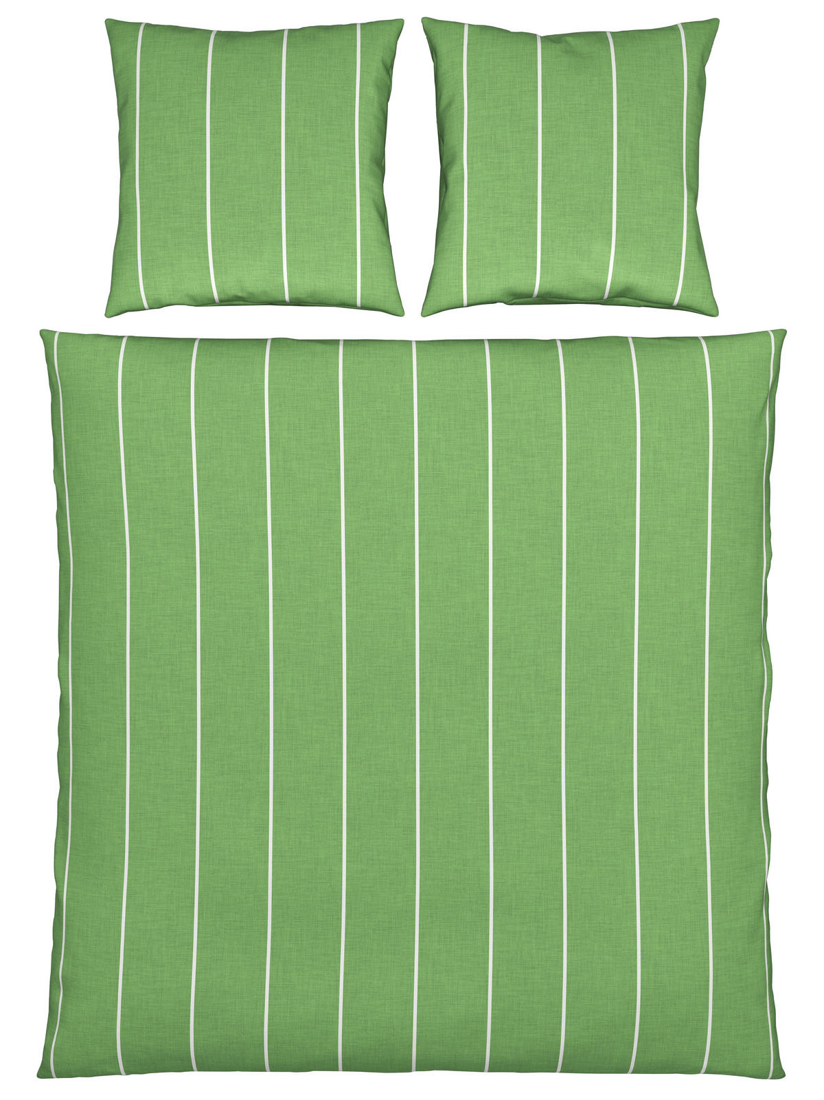 WENDEBETTWÄSCHE Crest Renforcé 200/200 cm  - Grün, Textil (200/200cm) - Novel