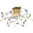 LED-DECKENLEUCHTE - Transparent/Messingfarben, LIFESTYLE, Kunststoff/Metall (54/30cm) LED-DECKENLEUCHTE - Transparent/Messingfarben, LIFESTYLE, Kunststoff/Metall (54/30cm)