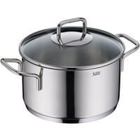 BRATENTOPF Extra Cook 4-5L L  - Edelstahlfarben, Basics, Metall (33,5/26,5/17cm) - Silit