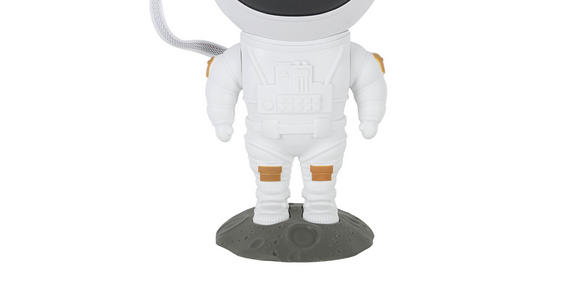 LED-DEKOLEUCHTE Astronaut 12/13/23 cm  - Weiß/Grau, Design, Kunststoff (12/13/23cm) - Novel