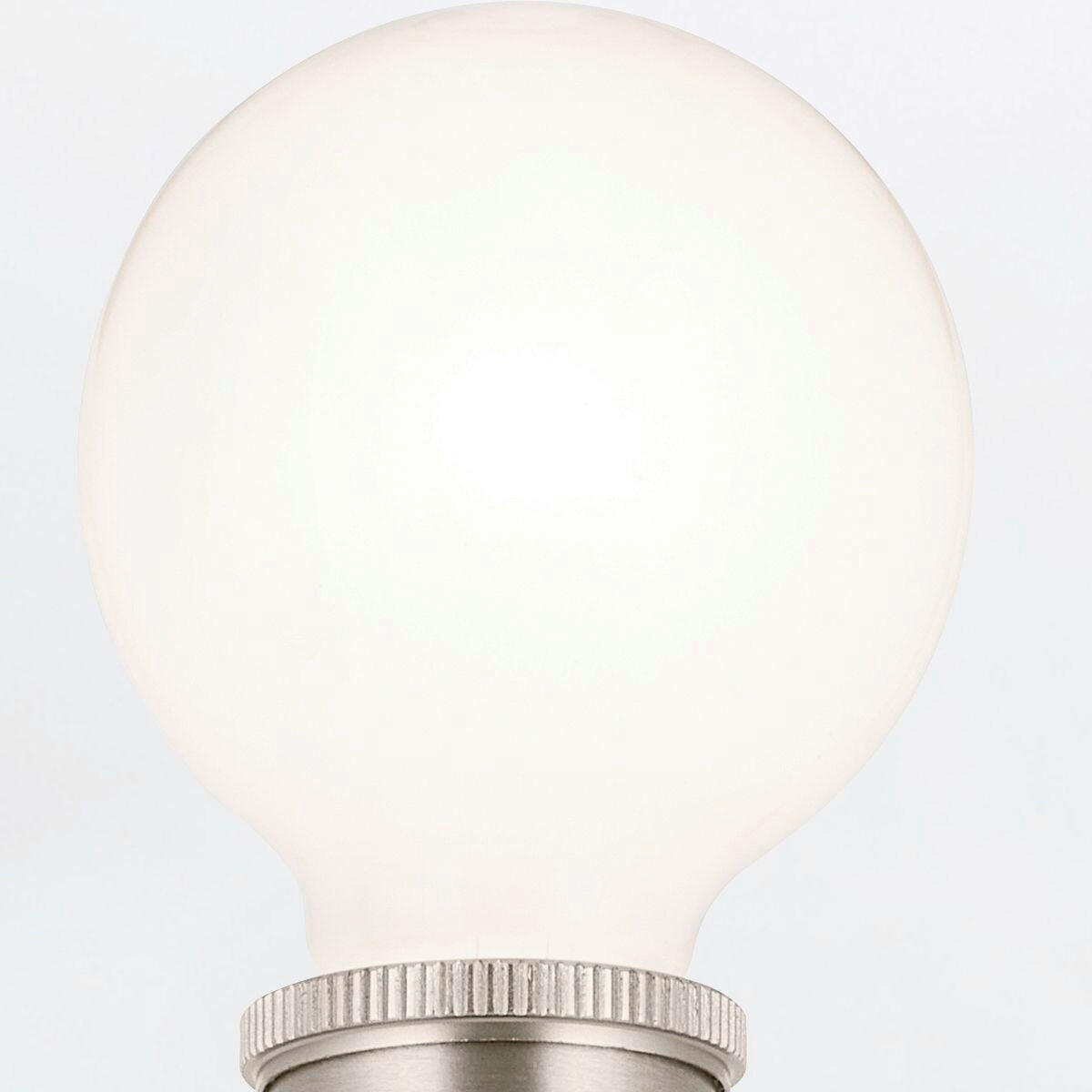 BADEZIMMER-WANDLEUCHTE Torche  42/12,7/10,2 cm  - Nickelfarben, KONVENTIONELL, Metall (42/12,7/10,2cm) - Elstead Lighting