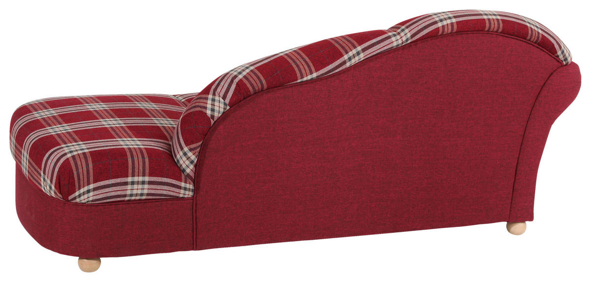 RÉCAMIERE in Flachgewebe Braun  - Buchefarben/Braun, Design, Holz/Textil (191/83/81cm) - Max Winzer