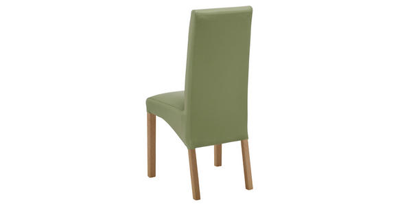 STUHL Lederlook Buchefarben, Dunkelgrün - Dunkelgrün/Buchefarben, KONVENTIONELL, Holz/Textil (47/102/57cm) - Carryhome