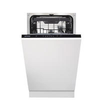 GESCHIRRSPÜLER GV520E10  - Edelstahlfarben/Schwarz, Basics, Metall (44,8/81,5/55cm) - Gorenje