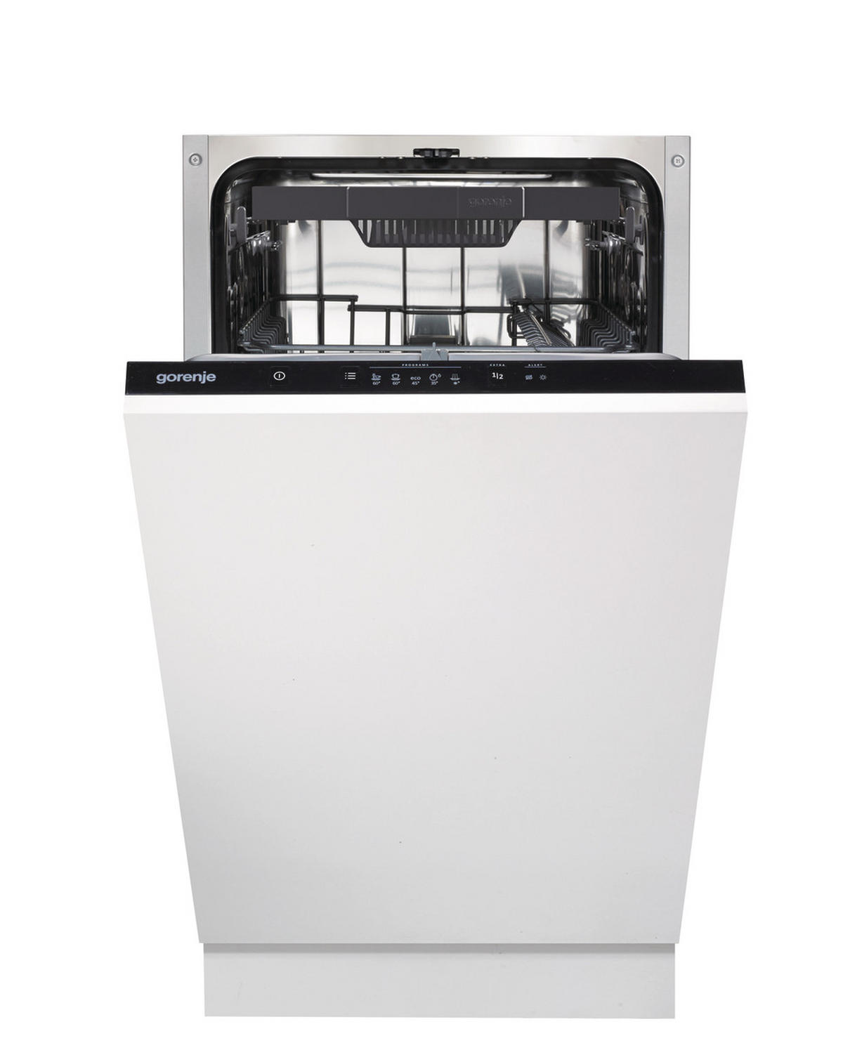 GESCHIRRSPÜLER GV520E10  - Edelstahlfarben/Schwarz, Basics, Metall (44,8/81,5/55cm) - Gorenje