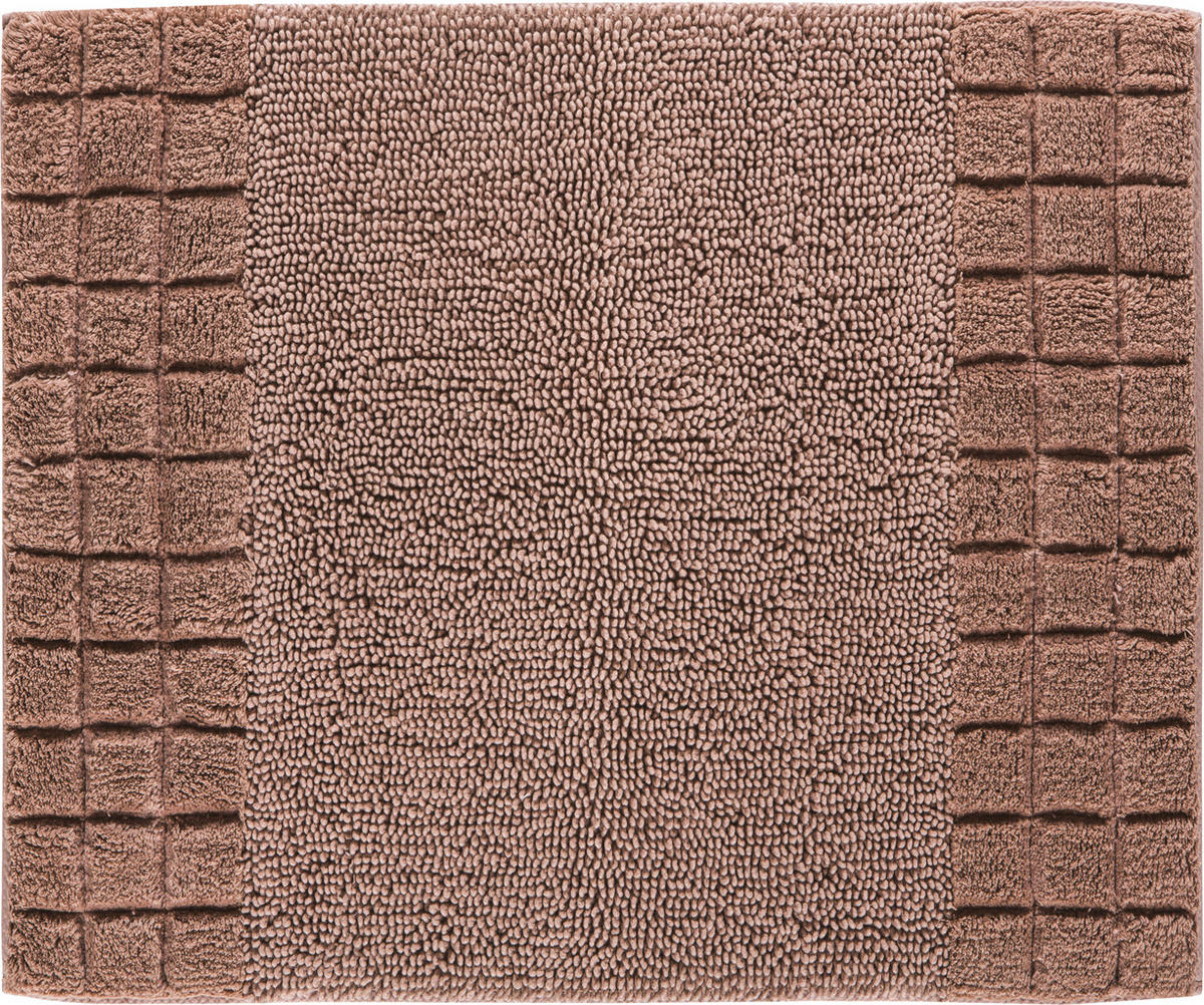 BIDET-VORLEGER Taupe 50/60 cm  - Taupe, KONVENTIONELL, Kunststoff/Textil (50/60cm) - Grund