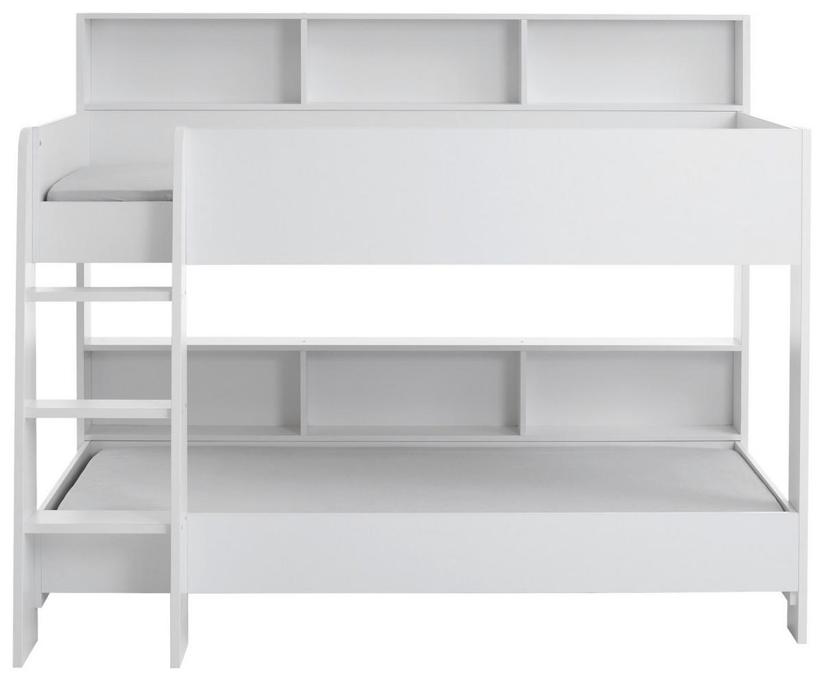 ETAGENBETT - Weiß, Basics, Holzwerkstoff (90/200cm) - Boxxx