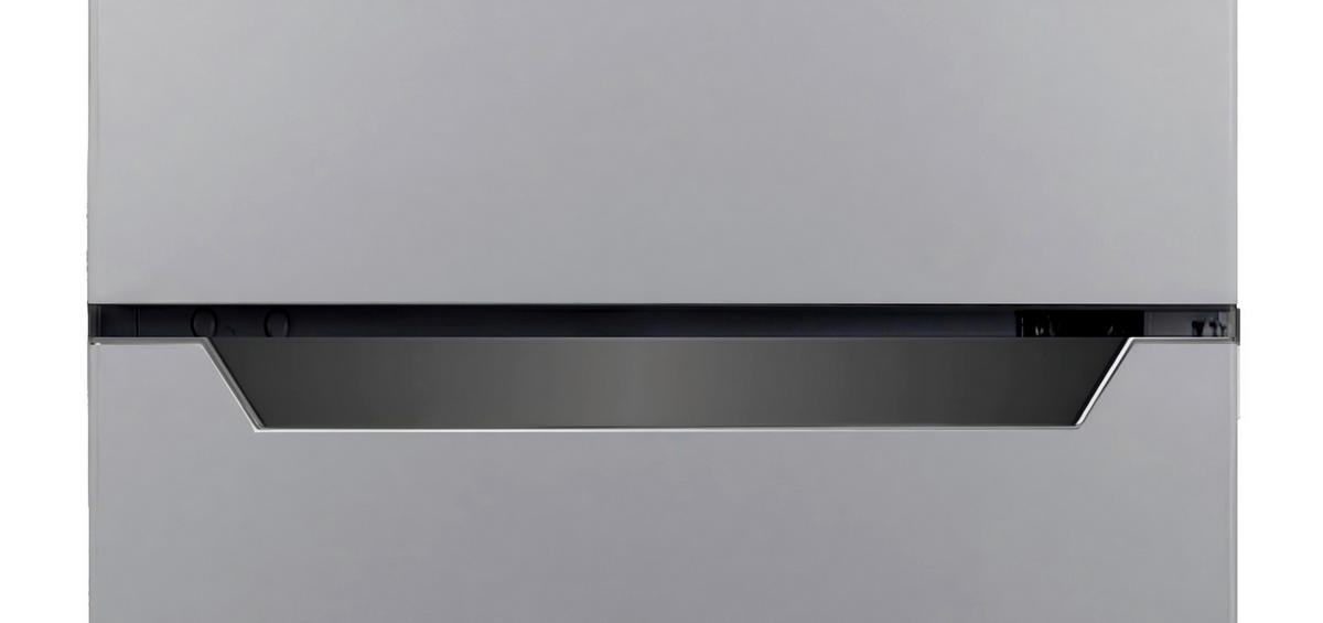 KYL-/FRYSKOMBINATION KG144SI-52  - silver, Basics, metall/glas (47,4/144/49,5cm) - Respekta