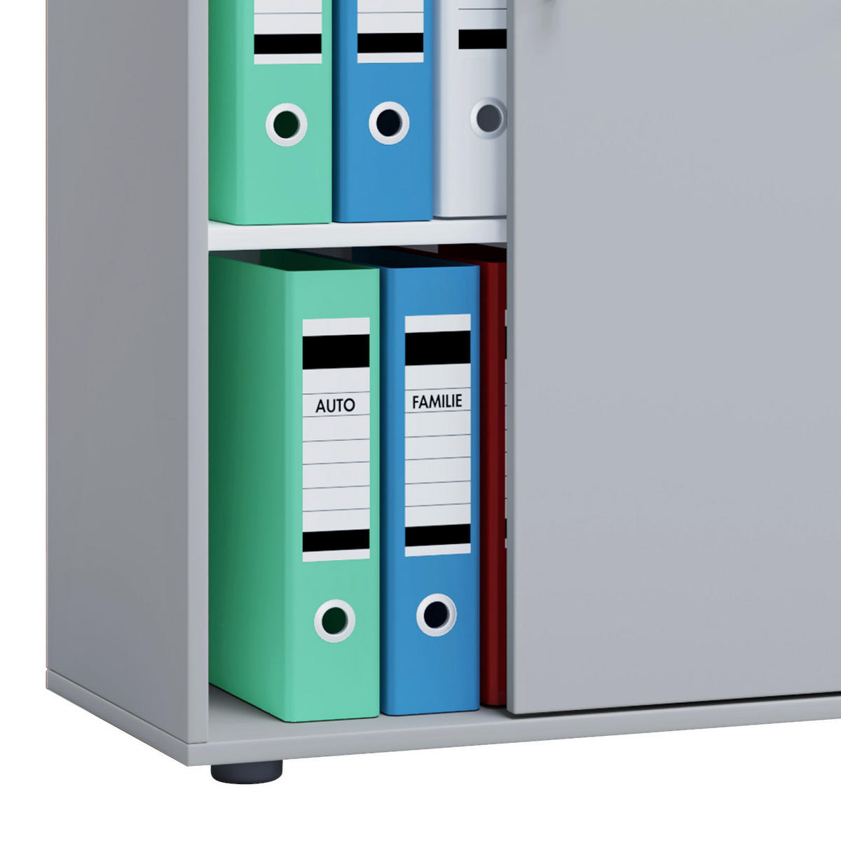 AKTENSCHRANK Grau  - Grau, Basics, Holzwerkstoff (70/111/37cm) - MID.YOU