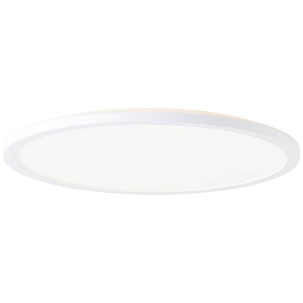 STROPNA LED-SVETILKA  Milton 24 W 3400 lm 4000 K 220-240 V  - bela, Basics, umetna masa (42/2,6cm)