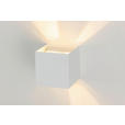LED-WANDLEUCHTE 10/10/10 cm   - Weiß, Basics, Kunststoff/Metall (10/10/10cm) - Novel