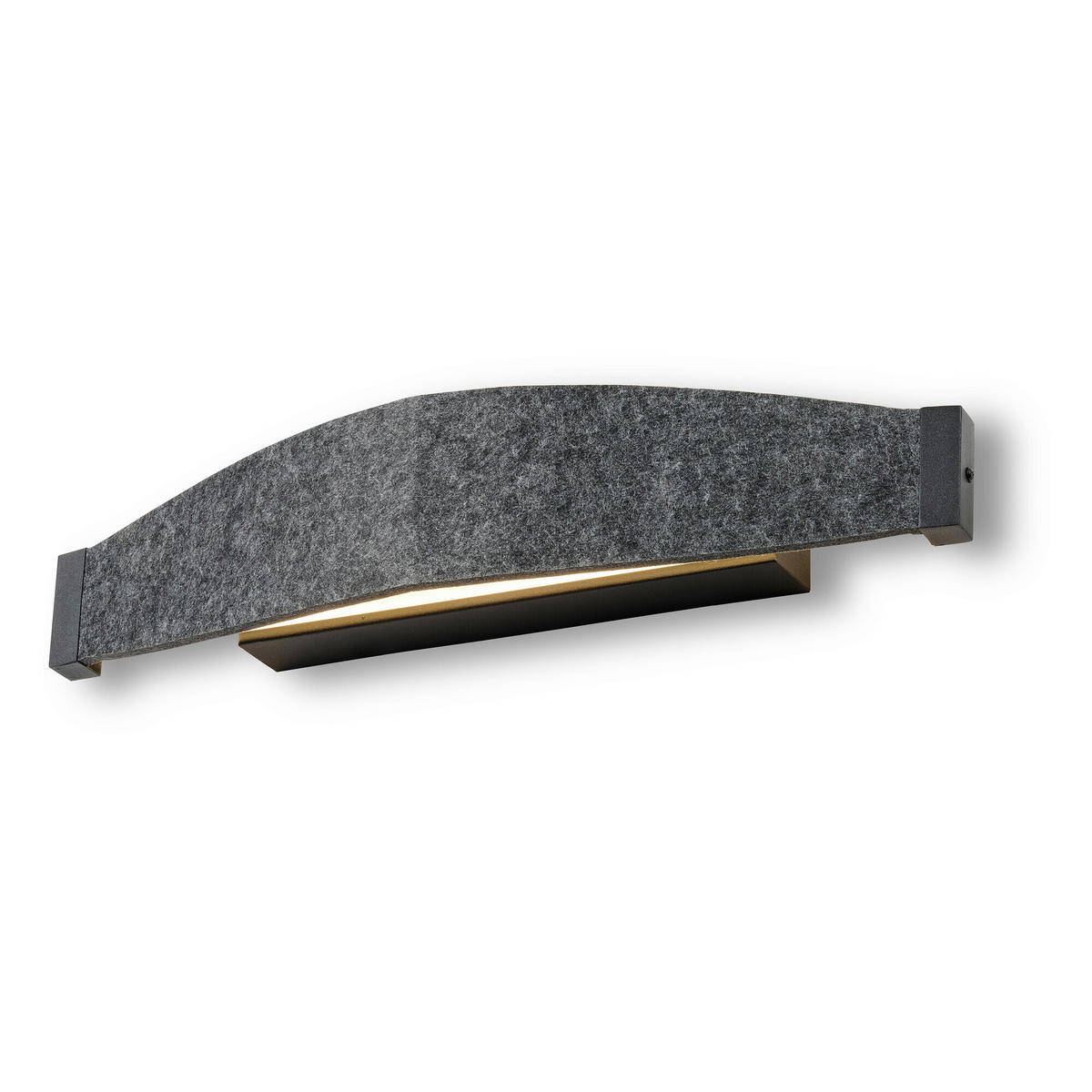 LED-WANDLEUCHTE 50/11,5/10 cm   - Dunkelgrau, Design, Kunststoff/Textil (50/11,5/10cm) - Osram
