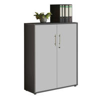 AKTENSCHRANK Anthrazit, Grau  - Anthrazit/Grau, LIFESTYLE, Holzwerkstoff (84,4/113,6/33cm) - MID.YOU