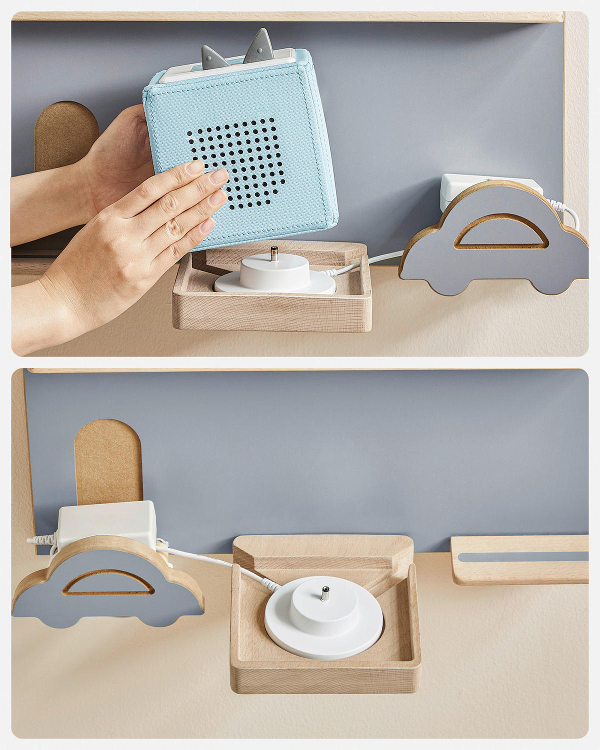 KINDERREGAL 55,6/59,7/17,9 cm  - Grau, MODERN, Holz/Holzwerkstoff (55,6/59,7/17,9cm) - MID.YOU