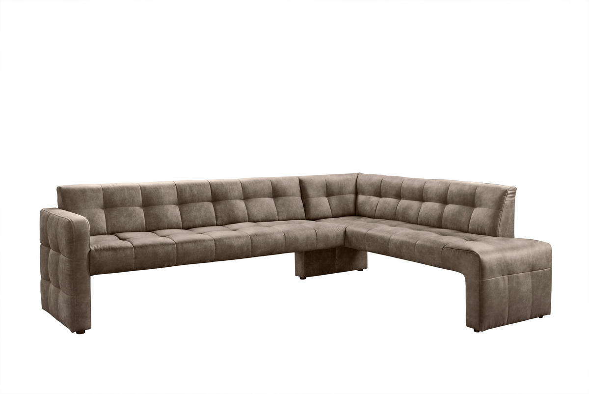 ECKBANK 265/197 cm  in Taupe  - Taupe/Schwarz, MODERN, Holz/Holzwerkstoff (265/197cm) - Livetastic