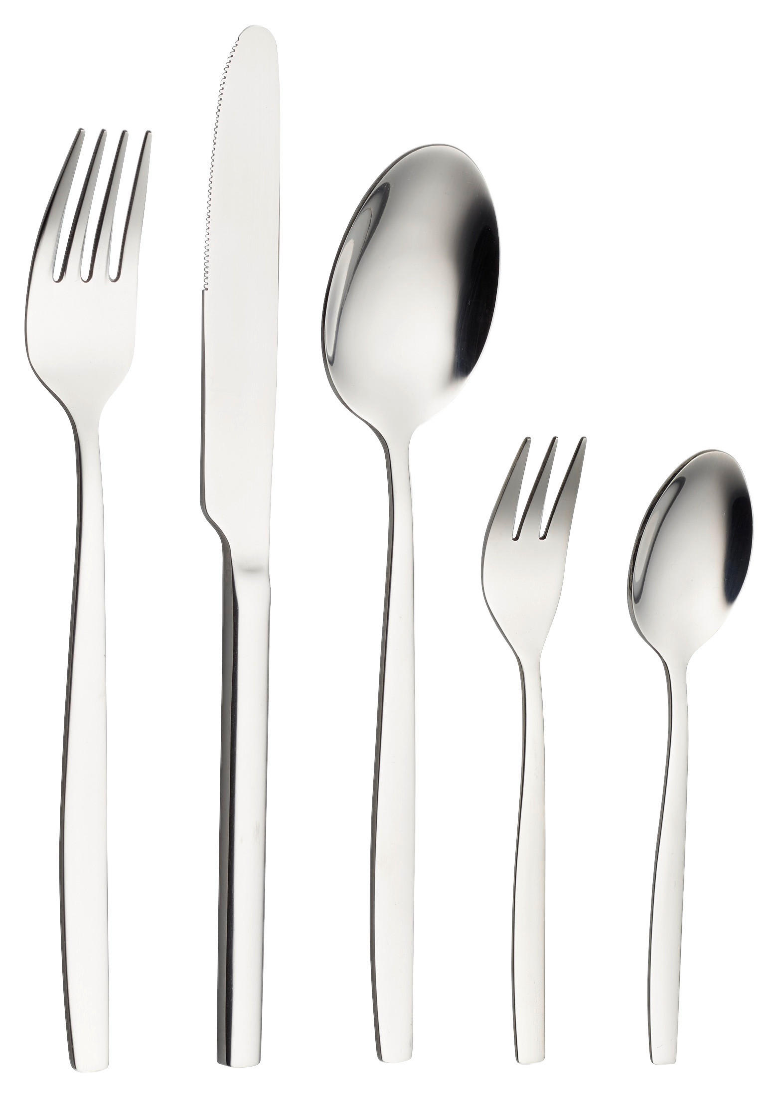 SADA PŘÍBORŮ nerezová ocel, 30dílné - barvy stříbra, Design, kov - Echtwerk