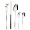 BESTECKSET Positano 30-teilig Edelstahl  - Silberfarben, Design, Metall - Echtwerk