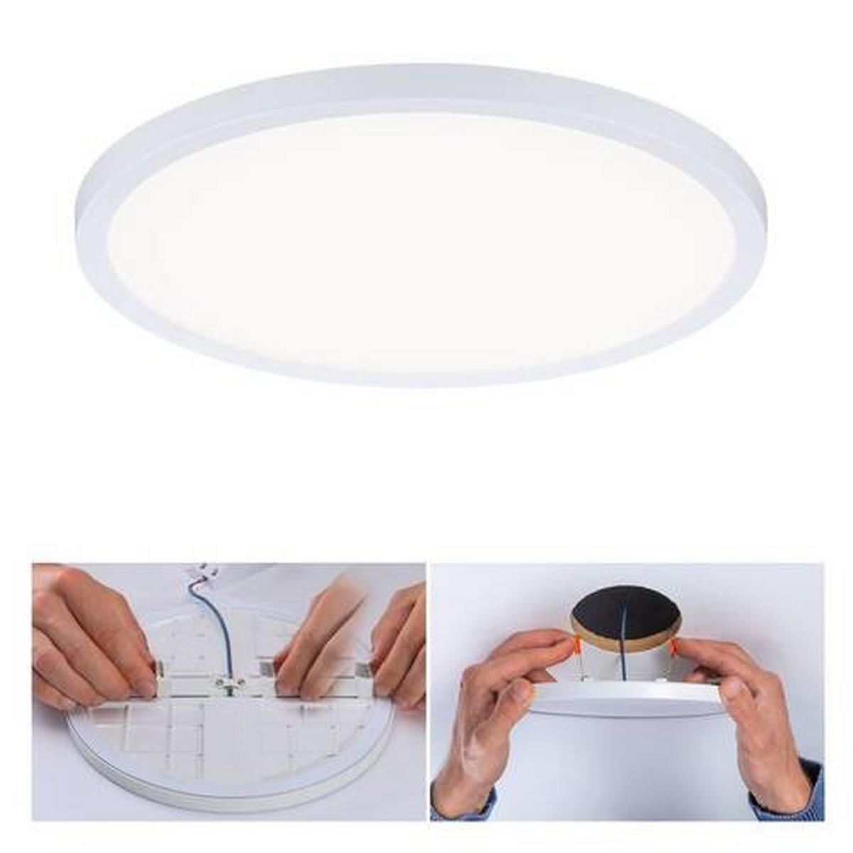 LED-PANEEL 23,0 cm  - Weiß, Design, Kunststoff (23,0cm) - Paulmann