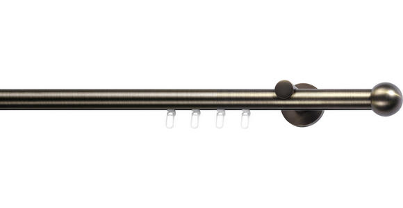 INNENLAUFSTANGE 200 cm - Bronzefarben, Basics, Metall (200cm) - Homeware