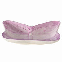 SERVIERPLATTE  - Lila, LIFESTYLE, Keramik (20/16/3.5cm)