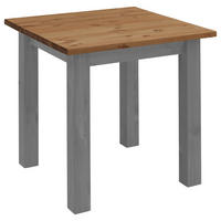 ESSTISCH in Holz 78/78/78 cm  - Laugenfarbig/Grau, ROMANTIK / LANDHAUS, Holz (78/78/78cm) - Boxxx