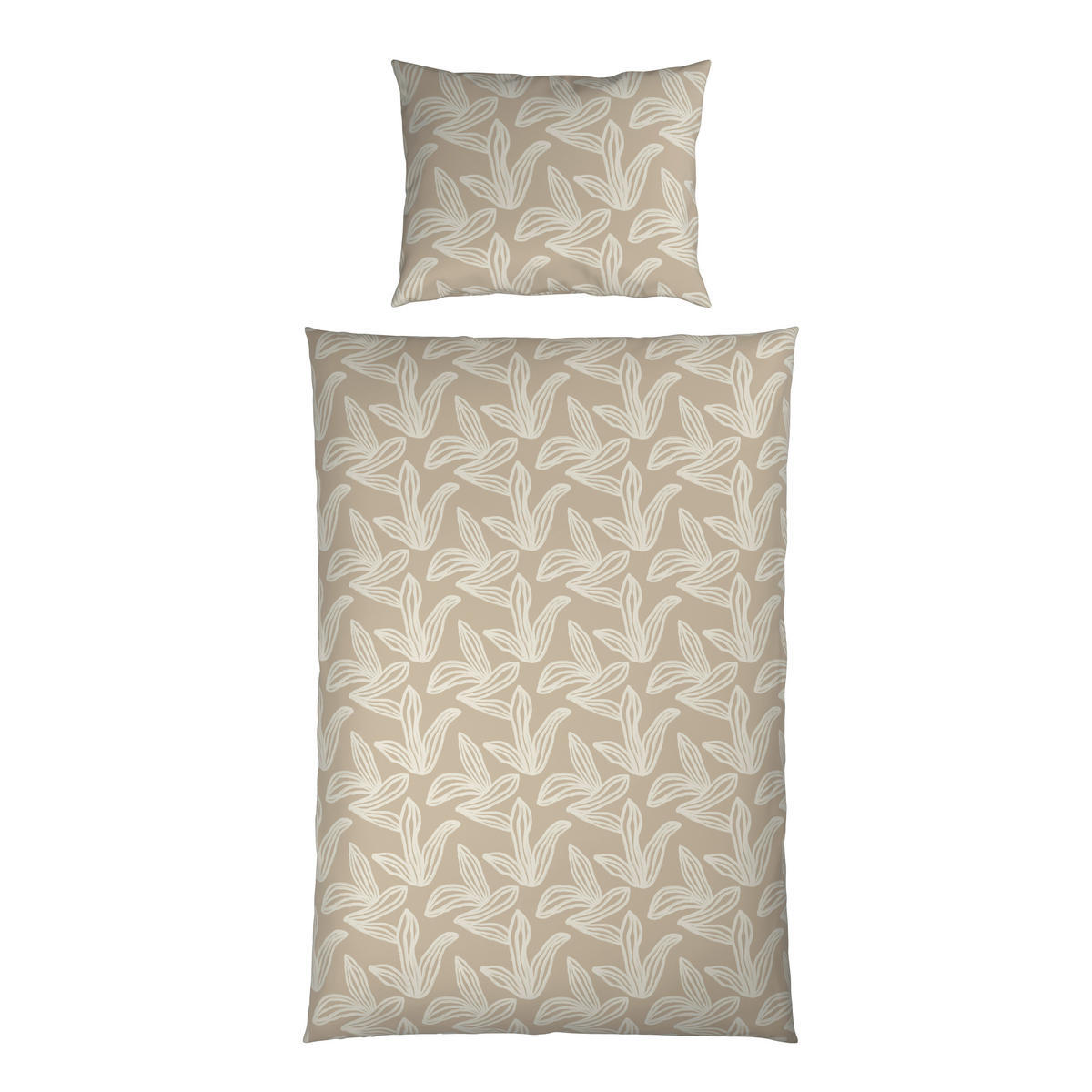 POVLEČENÍ satén šedá, vícebarevná, bílá 140/200 cm - šedá/bílá, Konvenční, textil (140/200cm) - Esposa