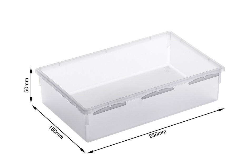 LÅDA MED FACK 23/15/5 cm   - Basics (23/15/5cm) - Rotho