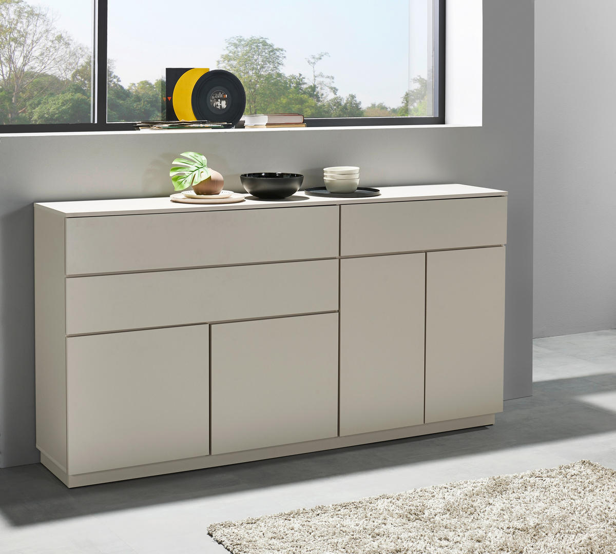 SIDEBOARD  191/100/38 cm 3 Schublade(n)  - Kaschmir, Design, Holzwerkstoff (191/100/38cm) - MID.YOU