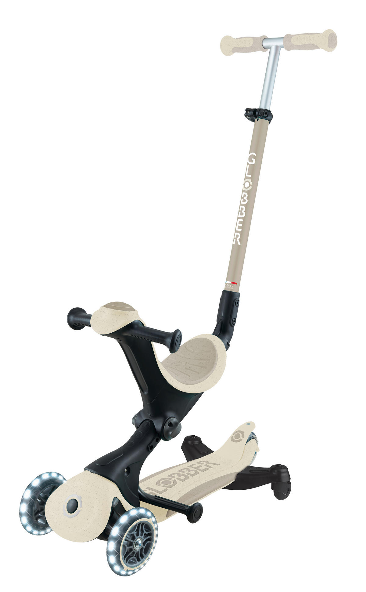 LAUFRAD GO-UP DELUXE LIGHTS ECO 360  - Weiß, Basics, Kunststoff/Metall (65/22/98,5cm) - GLOBBER