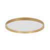 DECKENLEUCHTE  40/7 cm    - Goldfarben, KONVENTIONELL, Kunststoff/Metall (40/7cm)
