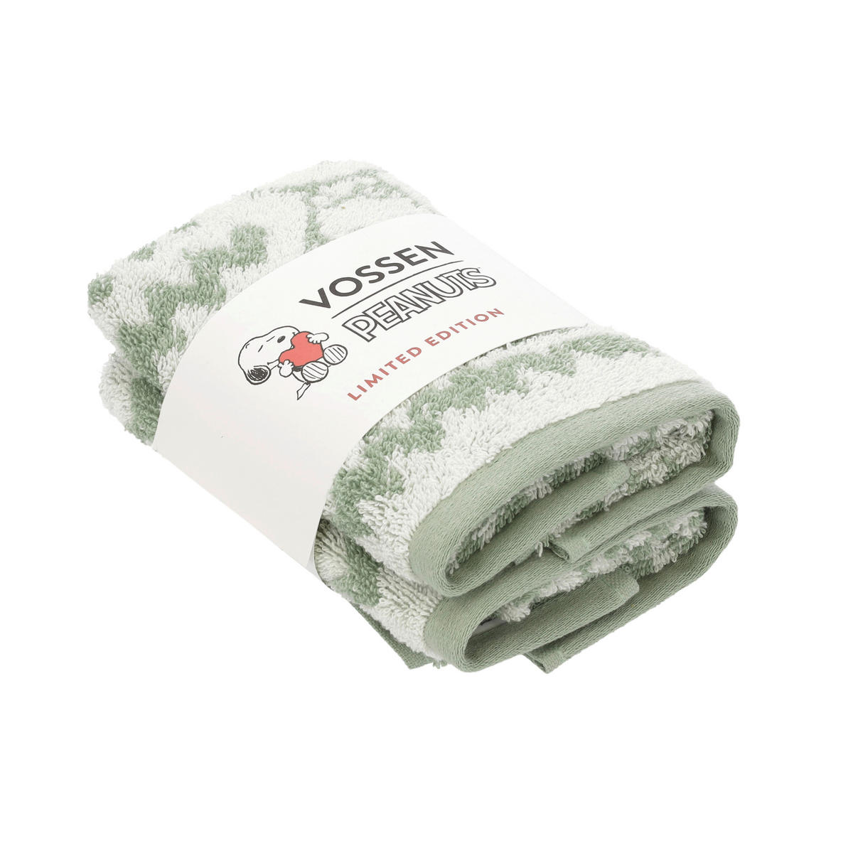 GÄSTETUCHSET Charlie Brown Grün 30/50 cm  - Grün, Design, Textil (30/50cm) - Vossen