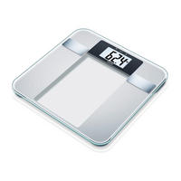 KÖRPERANALYSEWAAGE - Hellgrau, Basics, Glas (3.2/33/31.5cm) - Beurer