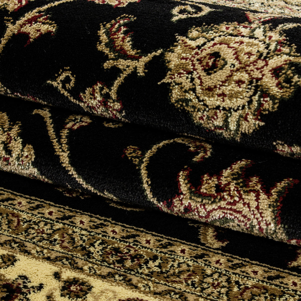 WEBTEPPICH 120/170 cm Marrakesh Schwarz  - Schwarz, KONVENTIONELL, Textil (120/170cm) - Novel