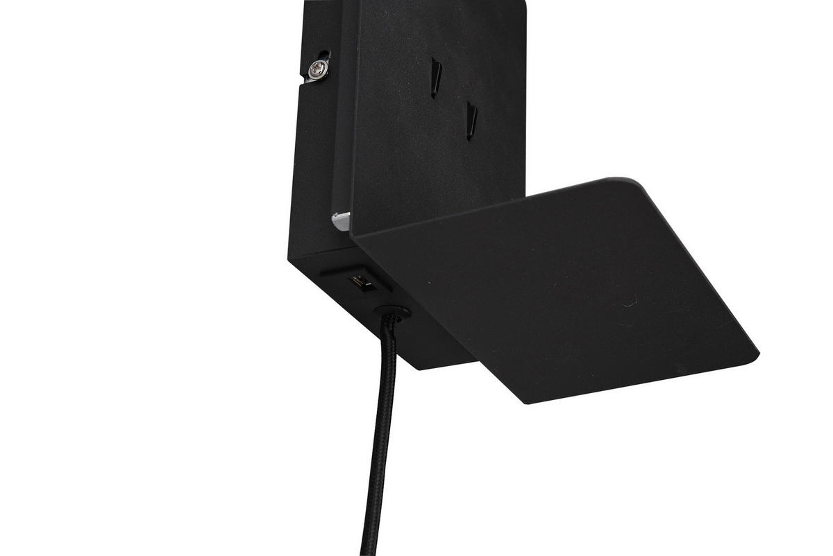 LED-WANDLEUCHTE - Schwarz, Basics, Metall (20/16/14cm) - Trio Leuchten