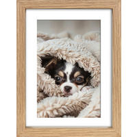 BILDERRAHMEN - Eichefarben, Basics, Glas/Holzwerkstoff (13/18cm)