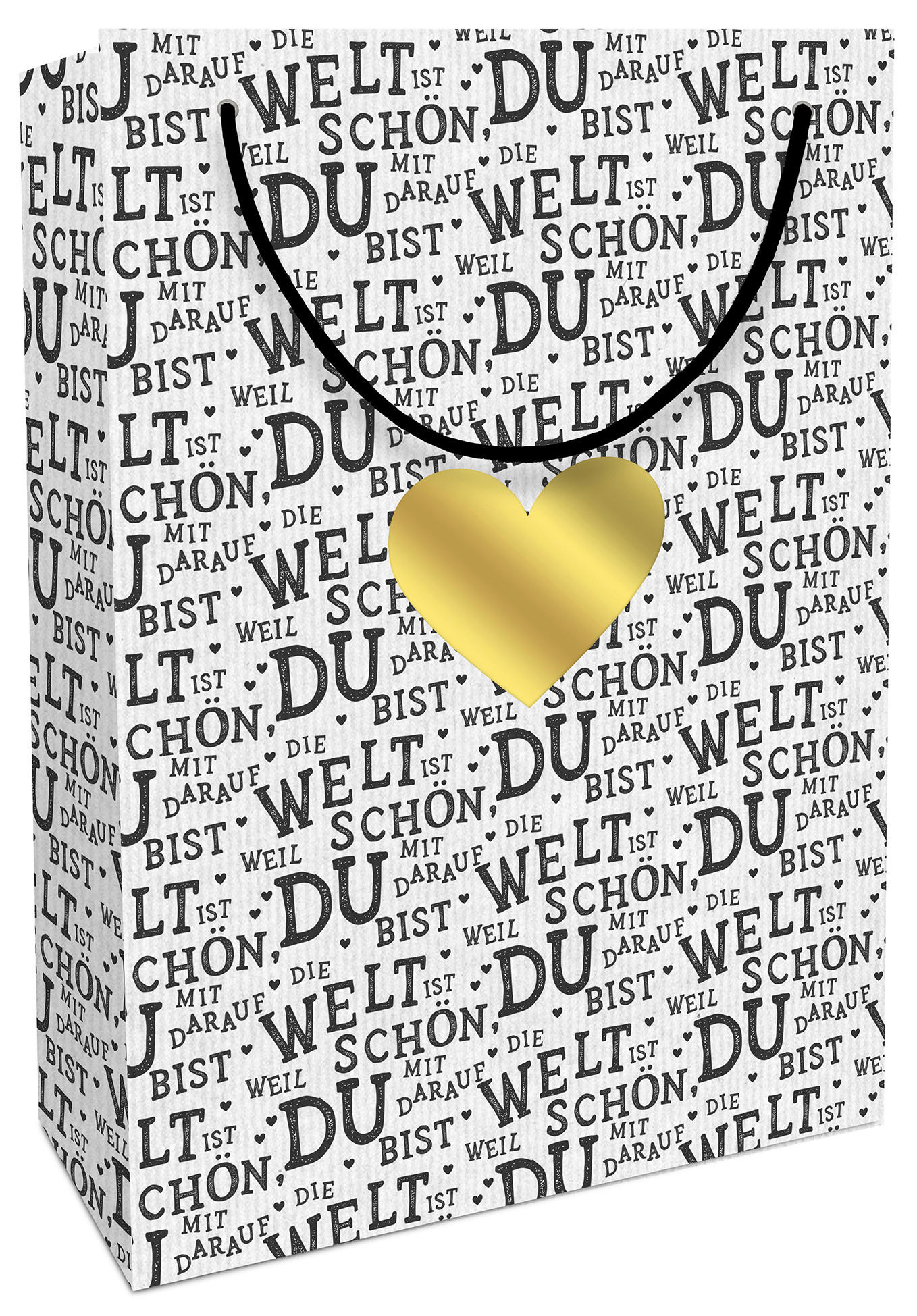 GESCHENKTASCHE   Multicolor  - Multicolor, Basics, Papier (23/33/11cm)