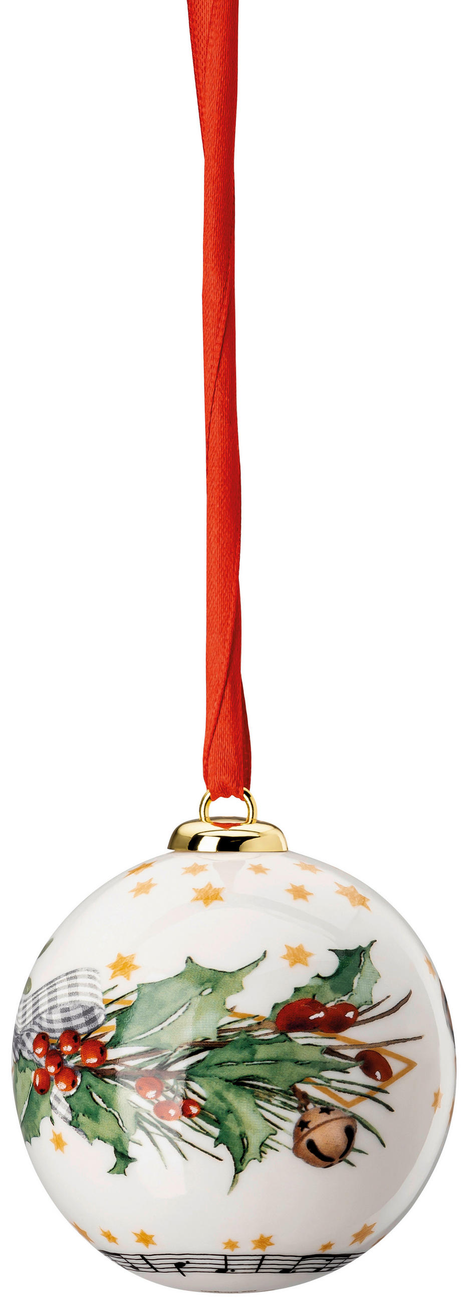 Porzellankugel 2024 - Multicolor/Weiß, MODERN, Keramik (6,4/7,3cm) - Hutschenreuther
