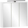SPIEGELSCHRANK 65/62,7/16 cm  - Weiß, MODERN, Glas/Holzwerkstoff (65/62,7/16cm) - Stylife